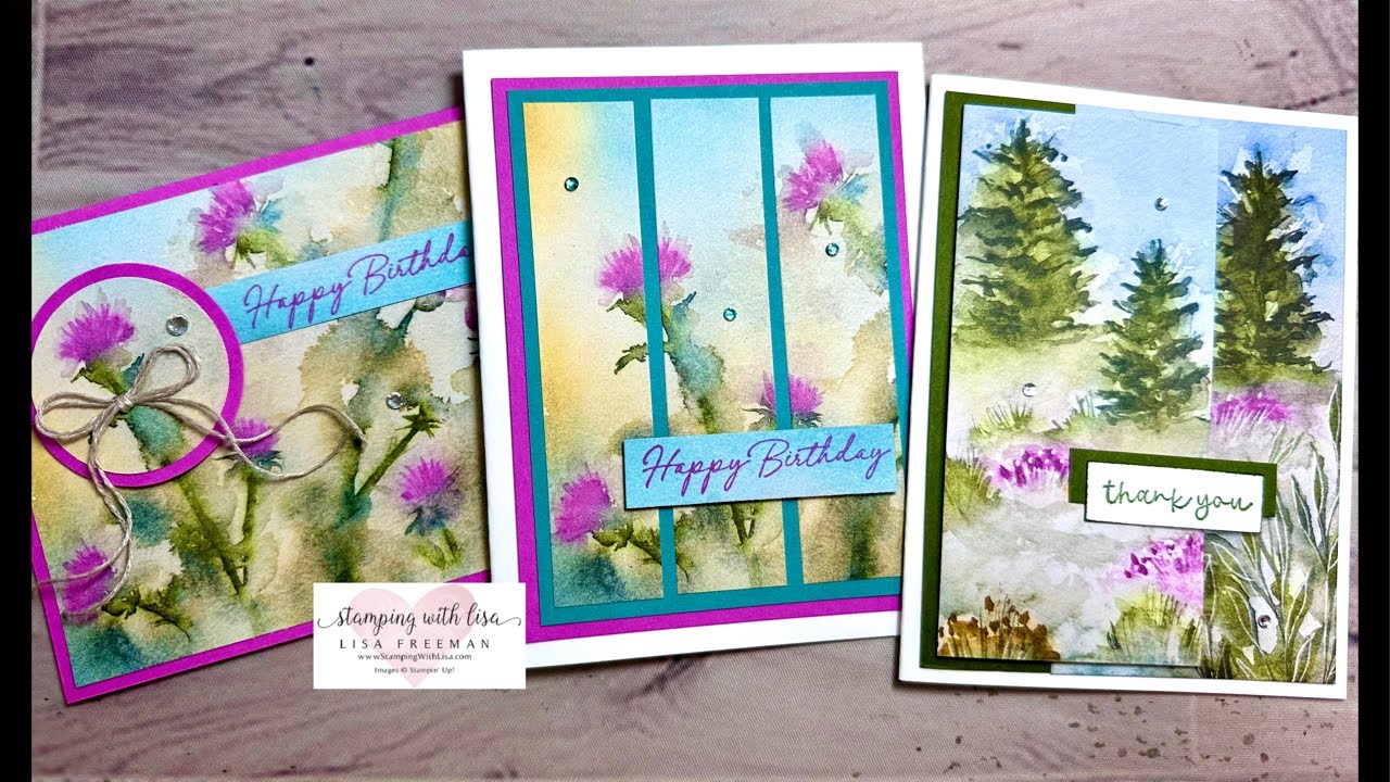 🌲3 Fabulous Cards with Thoughtful Journey DSP!!