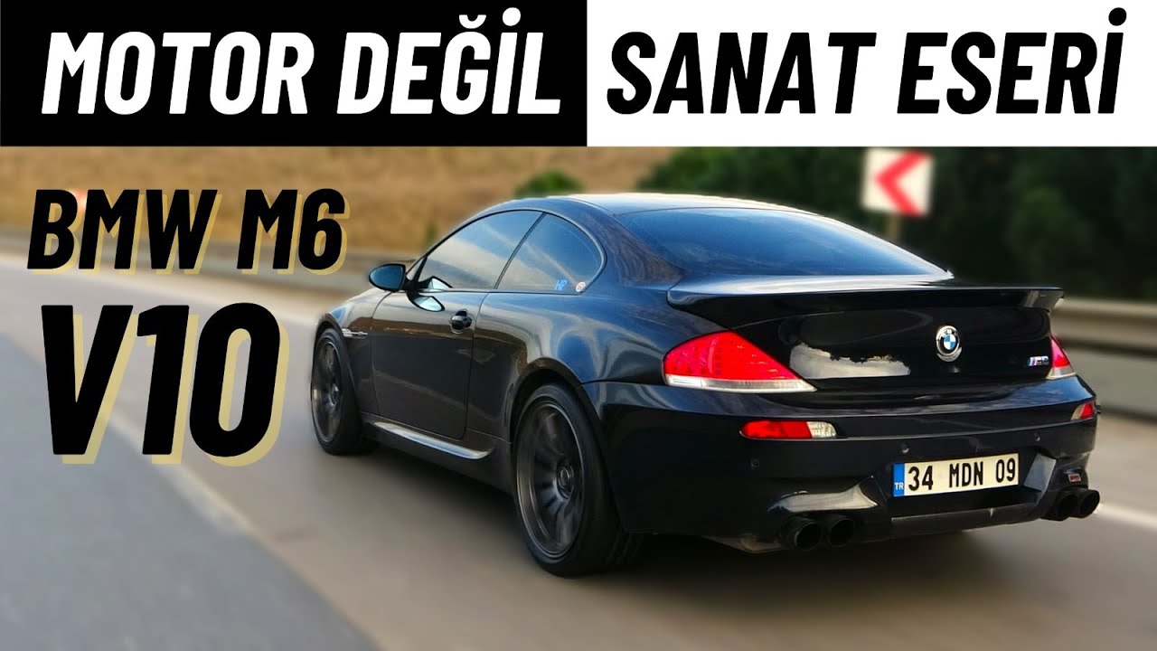 V10 Senfonisi ile BMW M6 Test Sürüşü