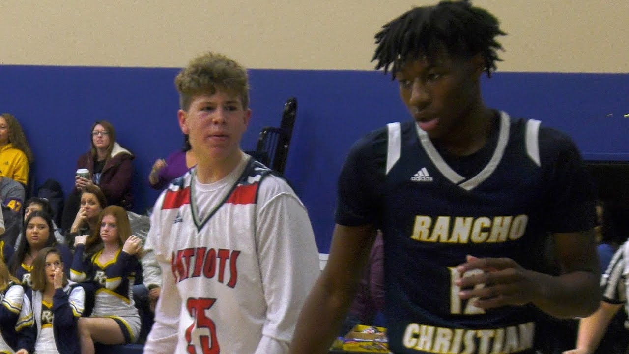 They Won By 78 POINTS... #2 Team In NATION VS #17236 Team: Rancho Christian VS Temecula Prep