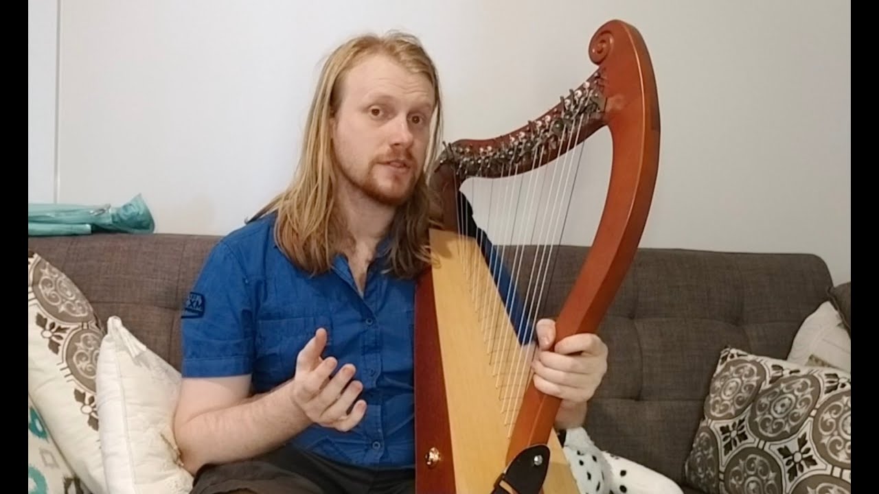 Cheapest Chinese Lever Harp Available - Unboxing, review, modifications and playing