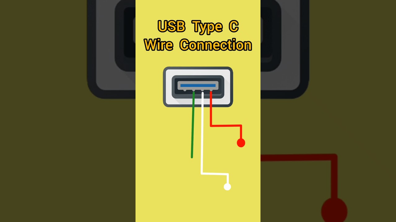 USB Type-C Cable Wiring | Color Code Explained | USB C Connection