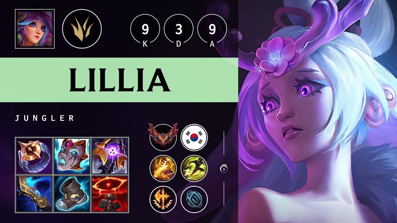 Lillia Jungle vs Talon - KR Grandmaster Patch 25.16