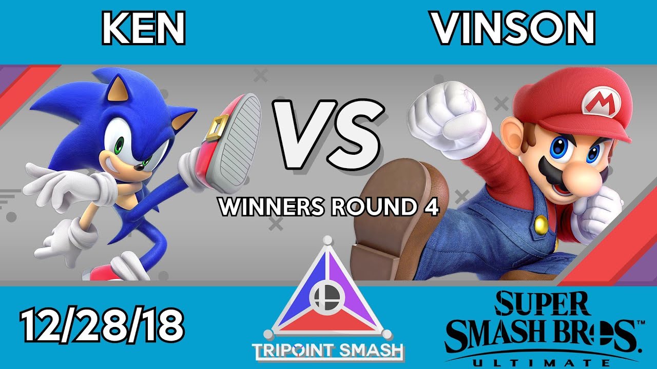 Tripoint Smash 41 - Winners Round 4 - KEN (Sonic) Vs. Vinson (Mario)