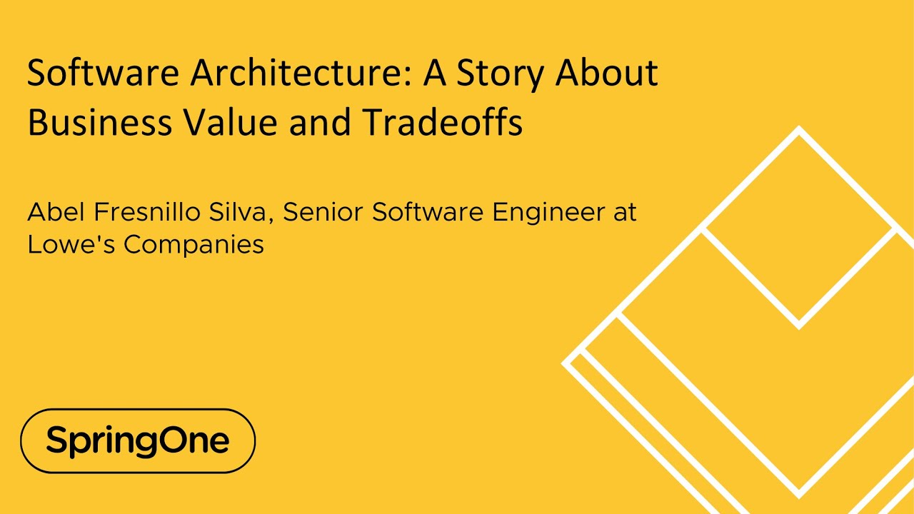 Software Architecture: A Story About Business Value and Tradeoffs