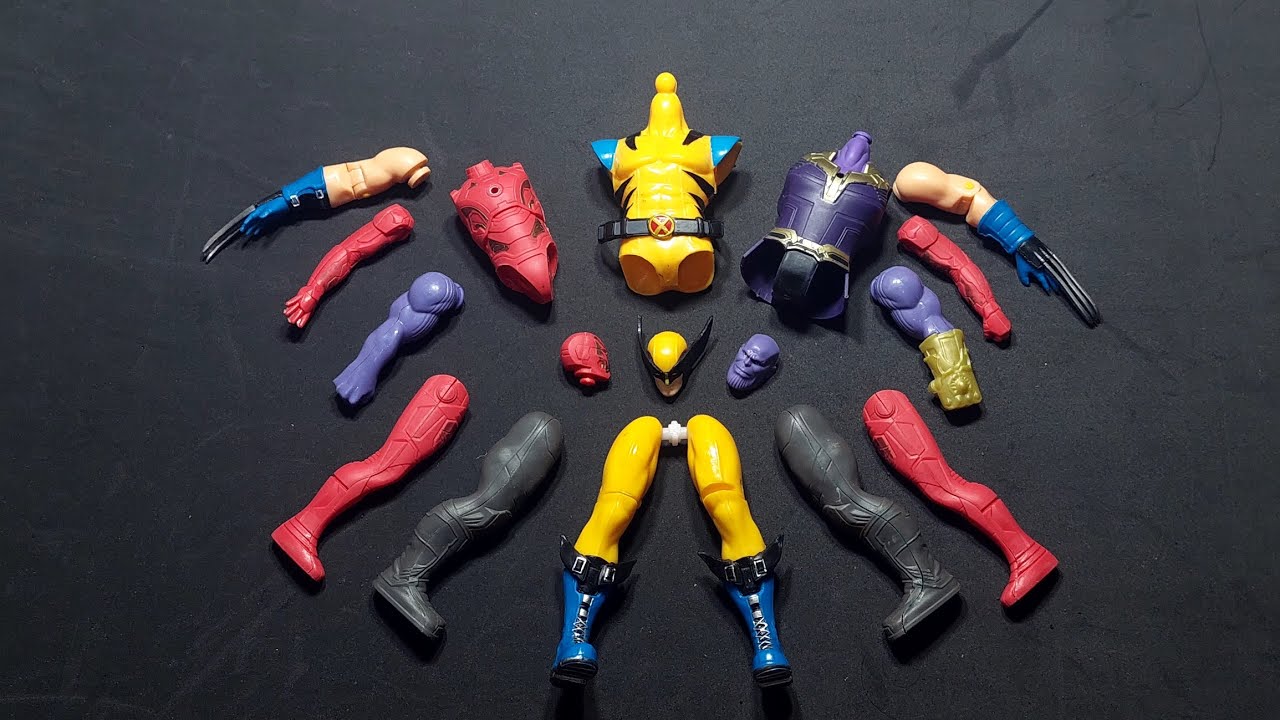 AVENGERS TOYS//ACTION FIGURE//IRON-MAN//HULK//WOLVERINE//ASSEMBLE TOYS 