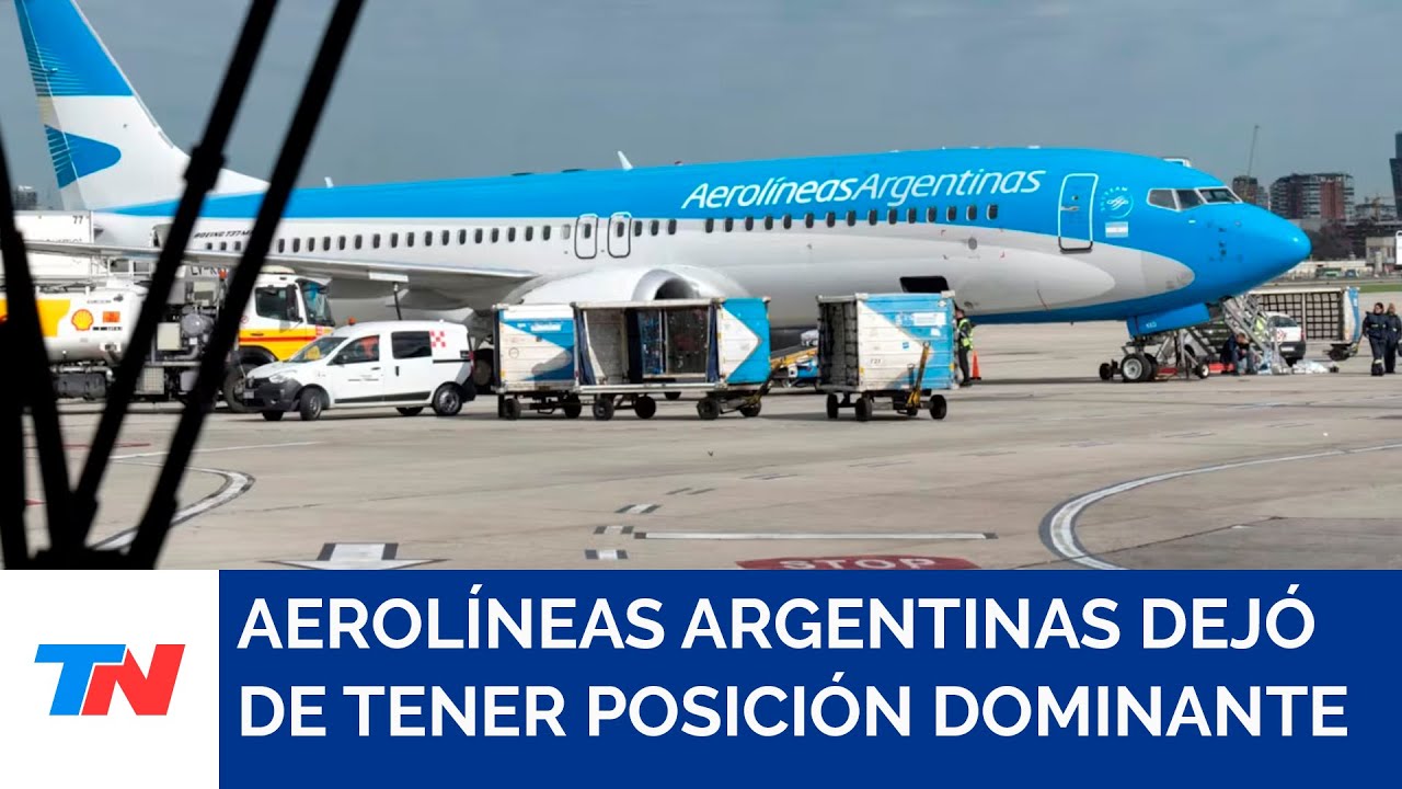 Aerolíneas Argentinas dejó de tener posición dominante en Aeroparque y cede lugar a otras compañías