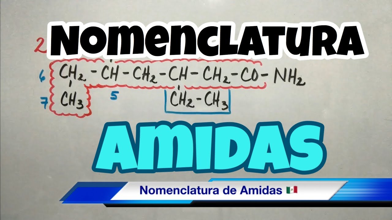 Nomenclatura Orgánica de AMIDAS (muy fácil)