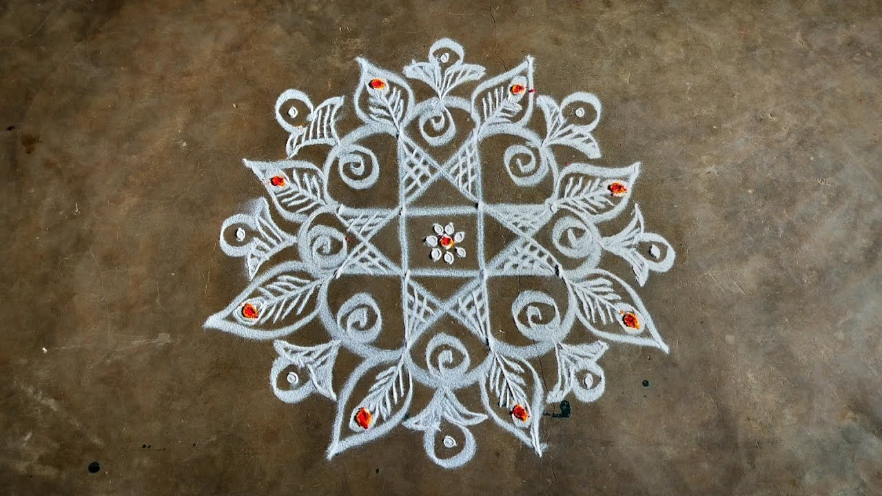 #day37 4*4 simple rangoli designs #priyasdailyrangoli  #1millionviews #thaipoosamkolam #dailyrangoli