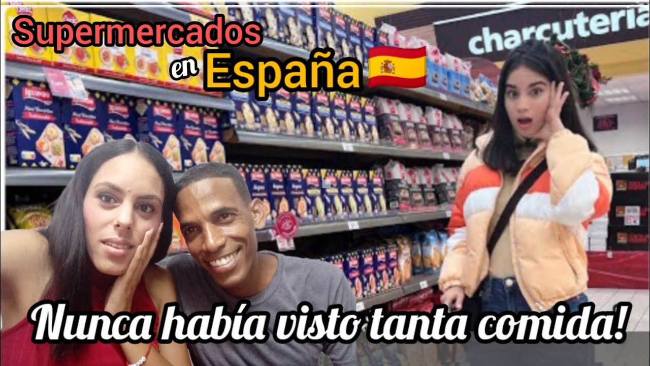 Cubanos reaccionan a un Supermercado en España🇪🇦 /Choque con el capitalismo@AnitaMateu