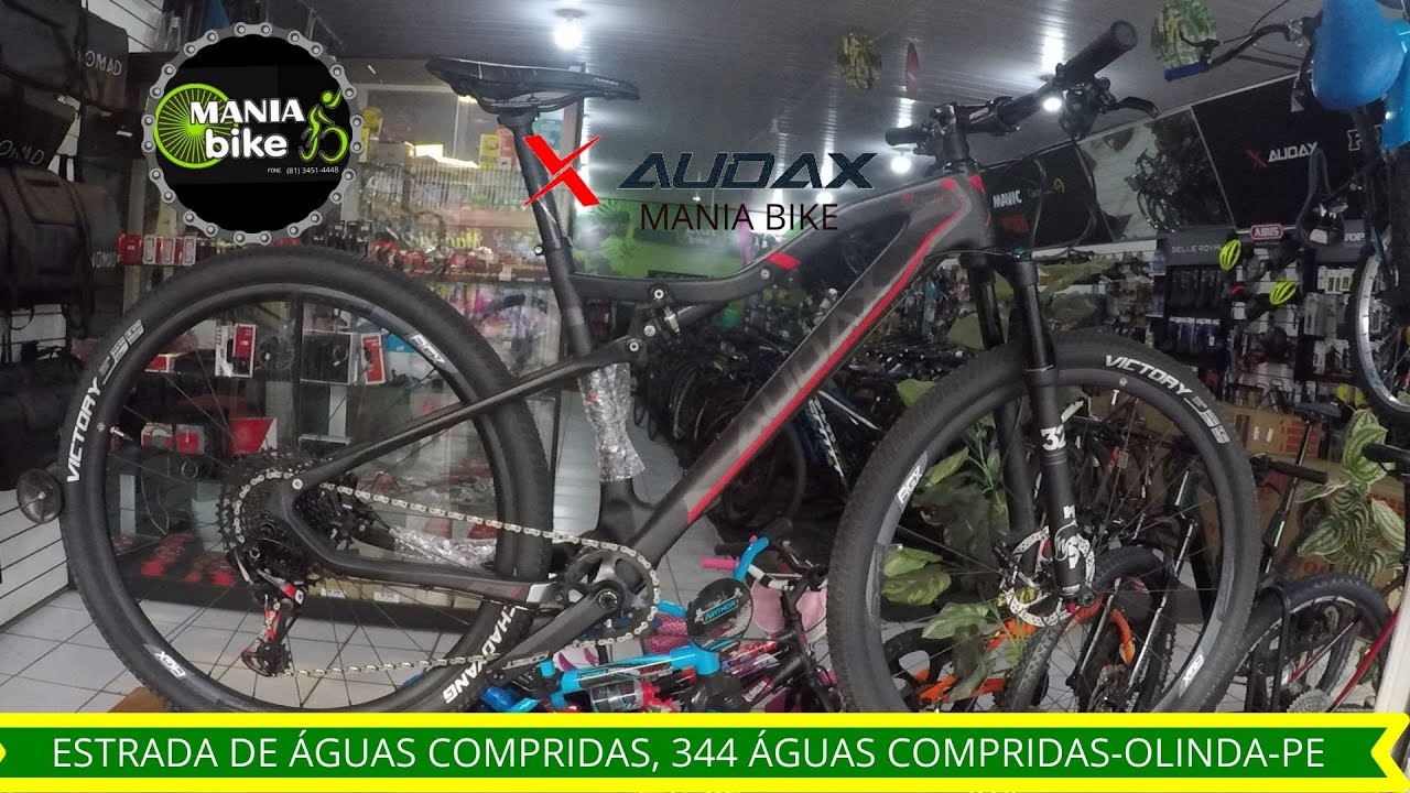 AUDAX e MANIA BIKE FULL SUSPEN&Ccedil;&Atilde;O FS 900 CARBONO  VEM CONFERIR