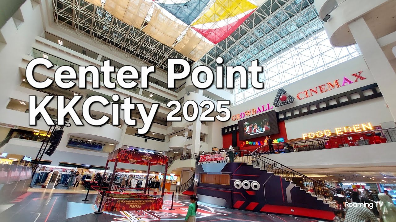 KOTA KINABALU CENTER POINT FullTour Terkini🛑Biggest Shopping Mall in Sabah's capital city center‼️