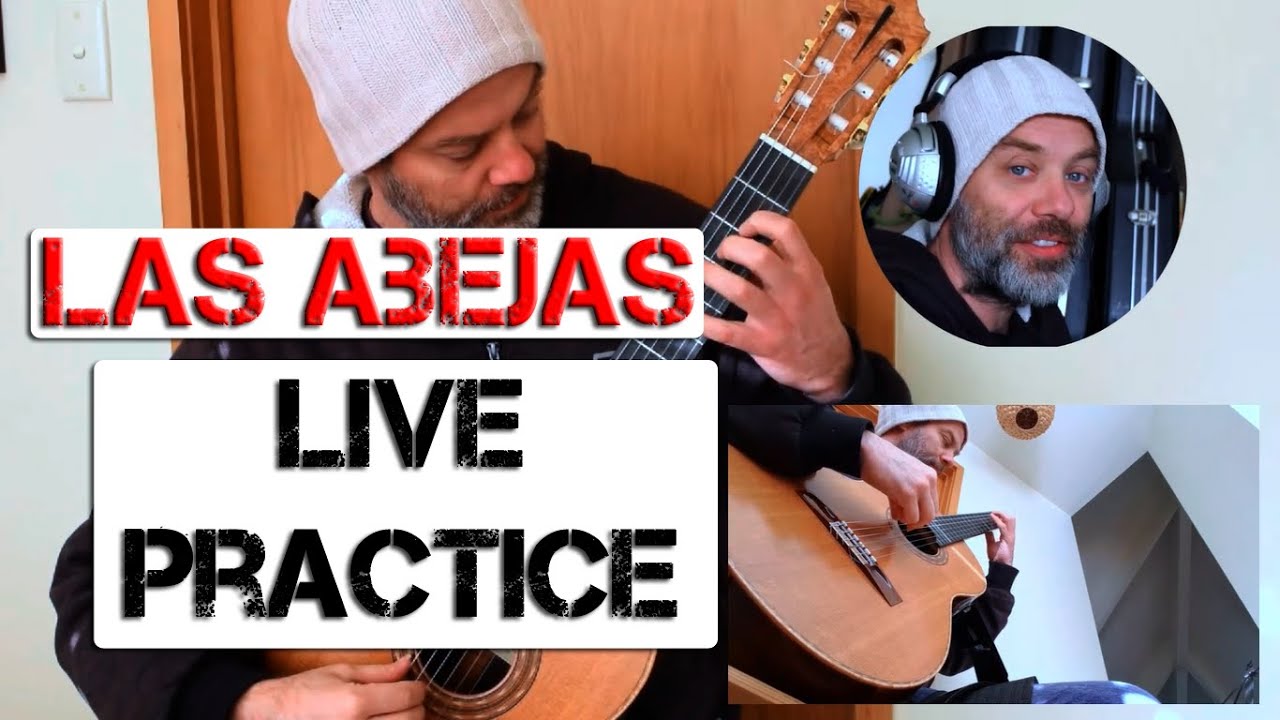 Las Abejas Agustin Barrios - Live guitar practice