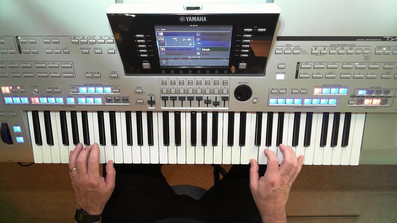 Beauty And The Beast - Played On Tyros 4 Keyboard