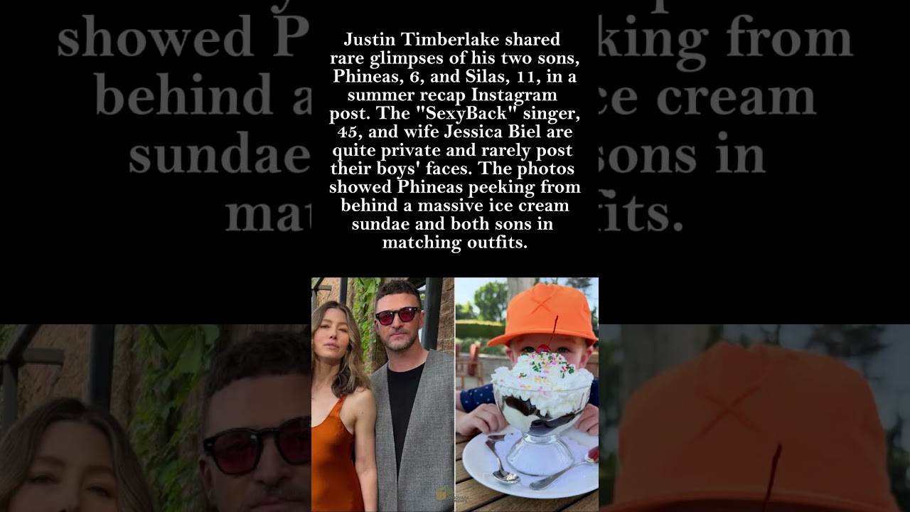 Justin Timberlake Shares RARE Summer Photos of Sons Phineas, 6, and Silas, 11
