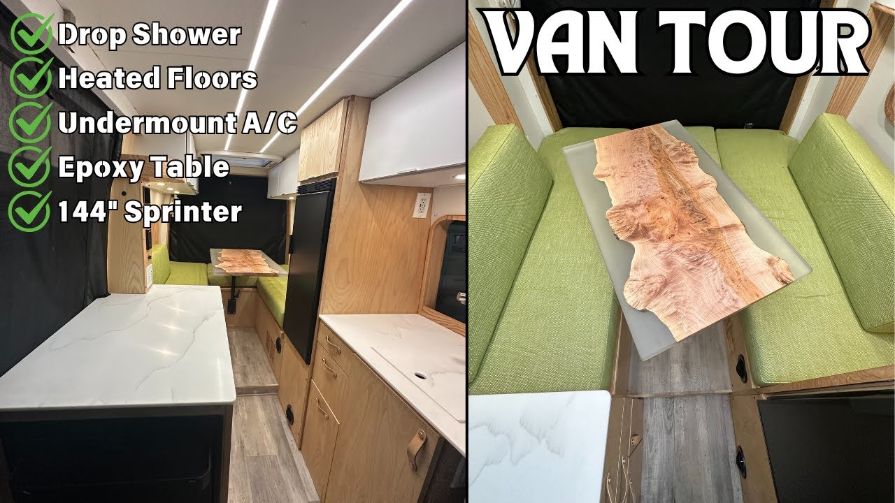 FULL Custom and FULLY Hand Crafted Van - Mobile Office and Tiny Home