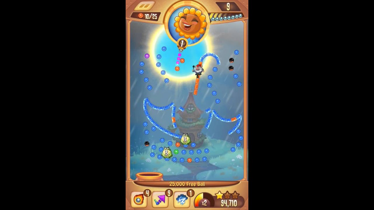 Peggle Blast: Level 151 Tula is back!