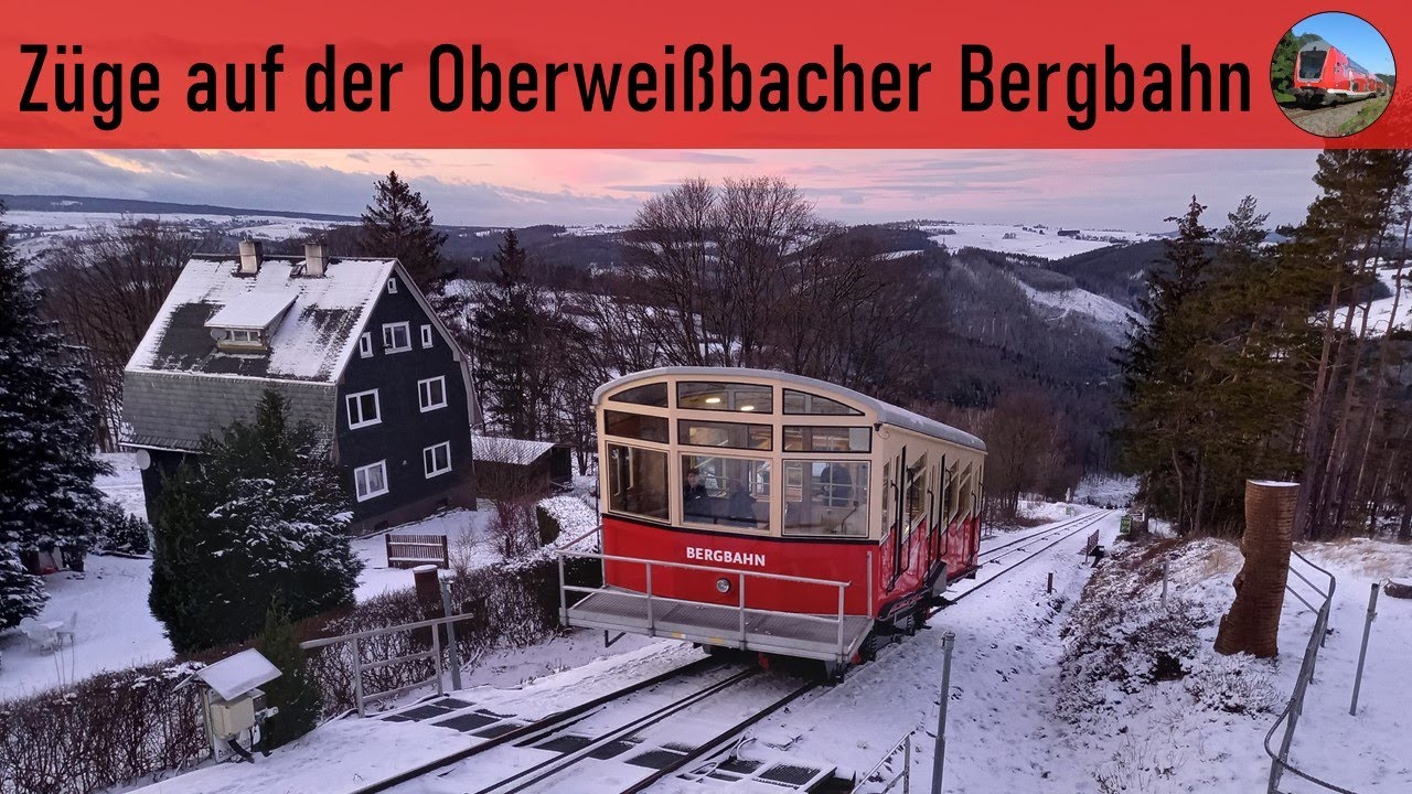 Z&uuml;ge auf der Oberwei&szlig;bacher Bergbahn (Trains on the Th&uuml;ringer Bergbahn)