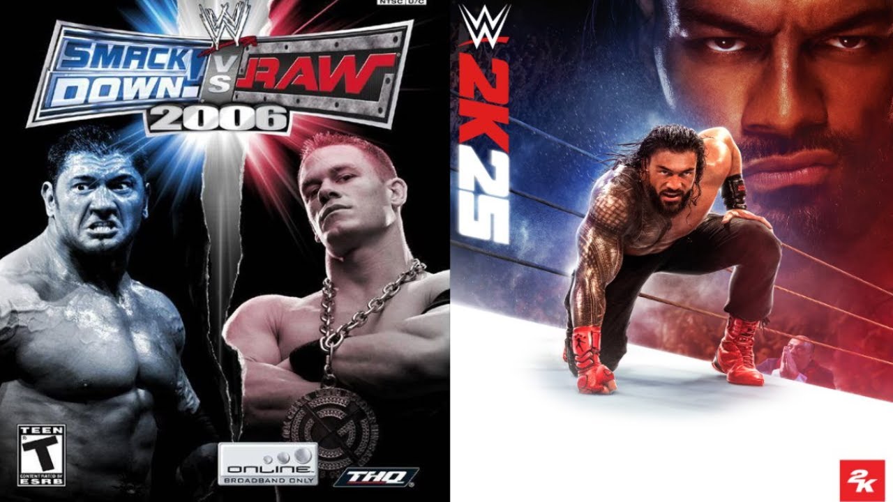 SMACKDOWN VS RAW 2006 VS WWE 2K25 Entrance Comparison