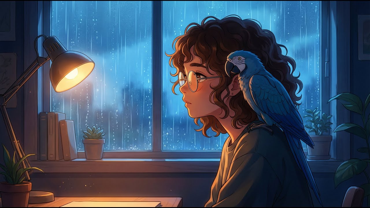 Chuva Suave na Janela 🌧️ | Lo-Fi Beats para Relaxar, Estudar e Dormir