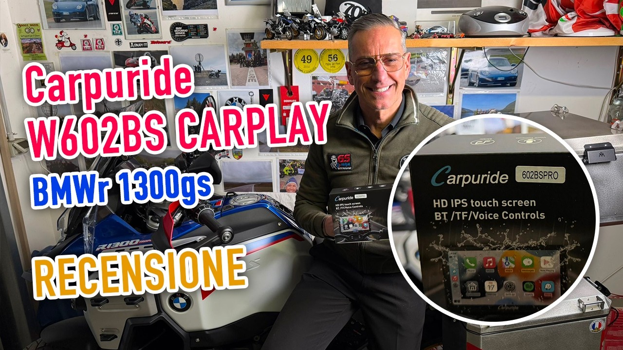 Nuovo Carpuride W602BS CARPLAY per BMW Sconto -30%🏍️💪