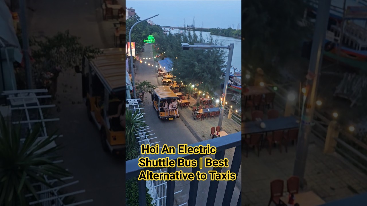 Hoi An's Electric Shuttle Service is Actually Genius #travel #vietnam #hoian
