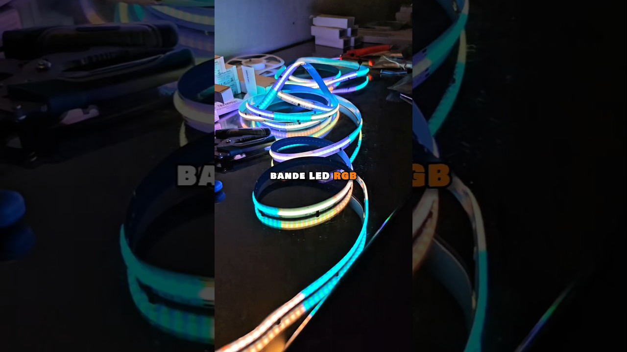 Banda Led Cob Adresabila IC-RGB-CCT#cob #johnlight #smartgadgets #smartlighting #homedecor