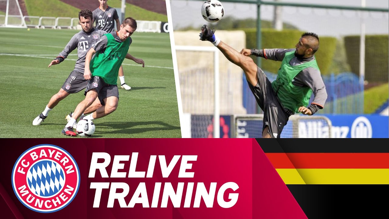 FC Bayern Training from Doha | ReLive