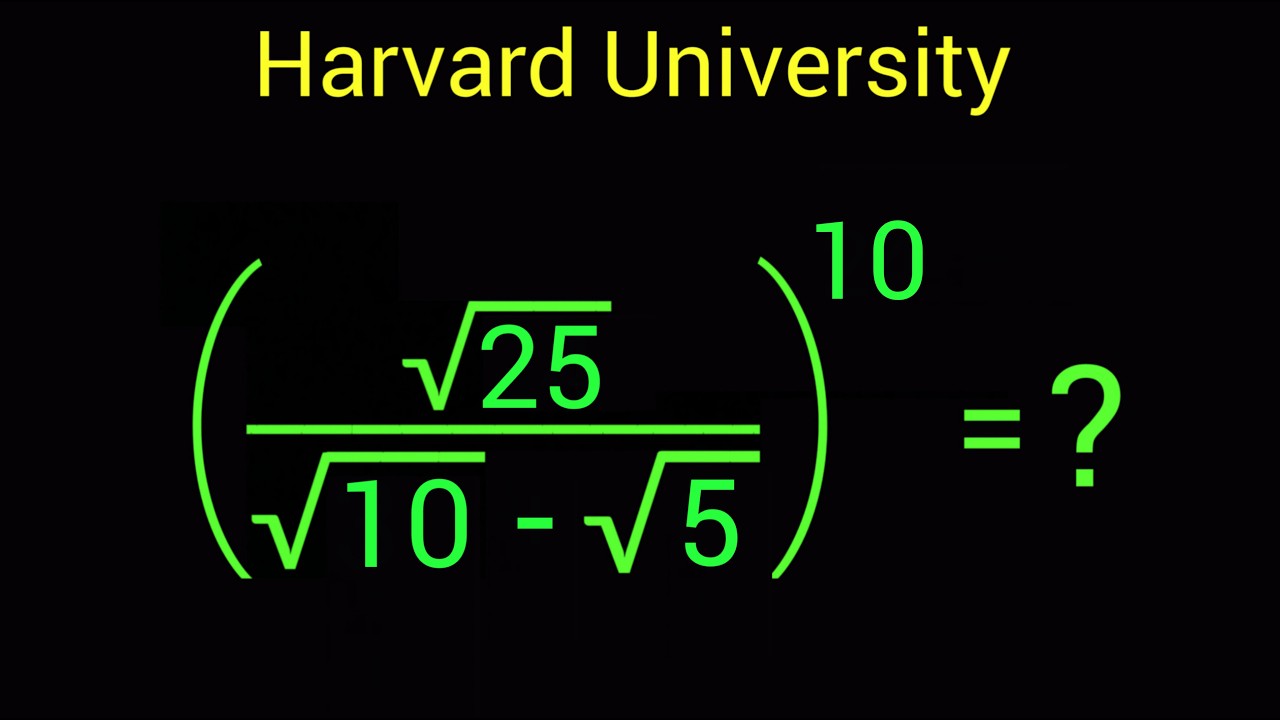 Harvard University Admission Interview Math Tricks