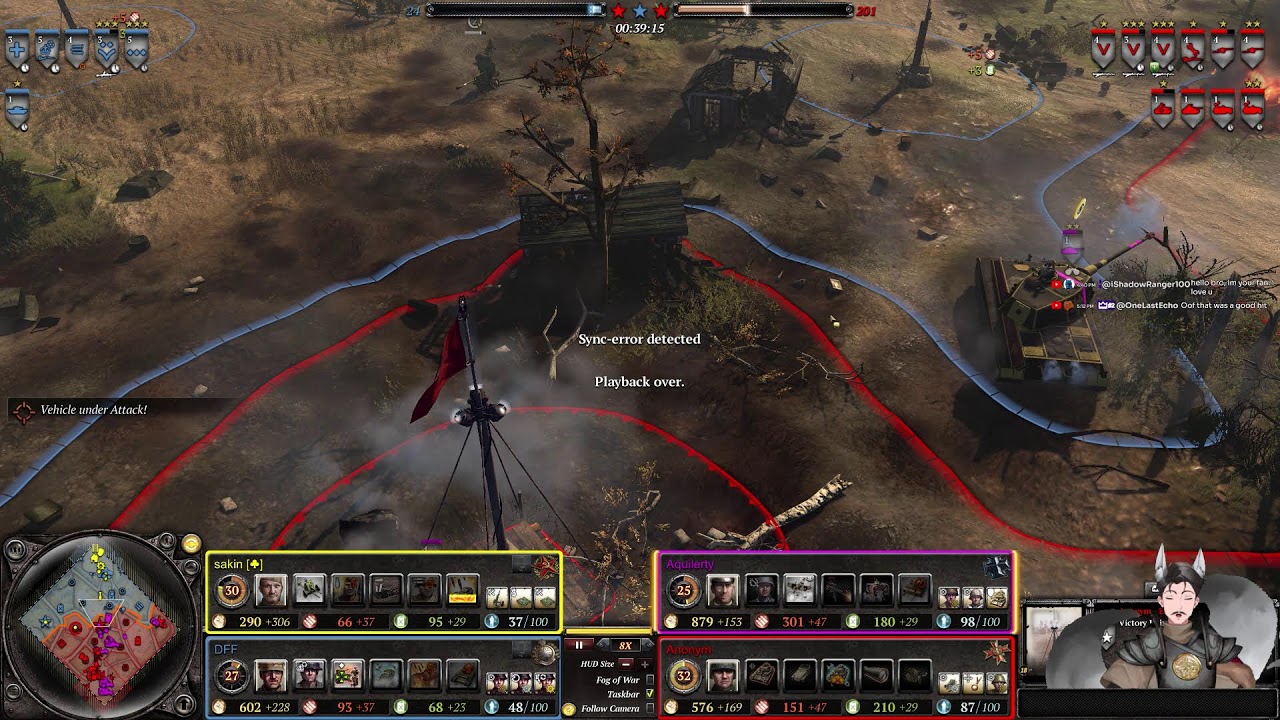 Live Casting Replays || Company of Heroes 2