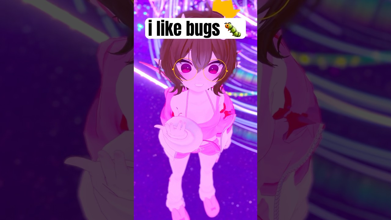i like bugs 🐛 #vrchat #vtuber #funnyvideos