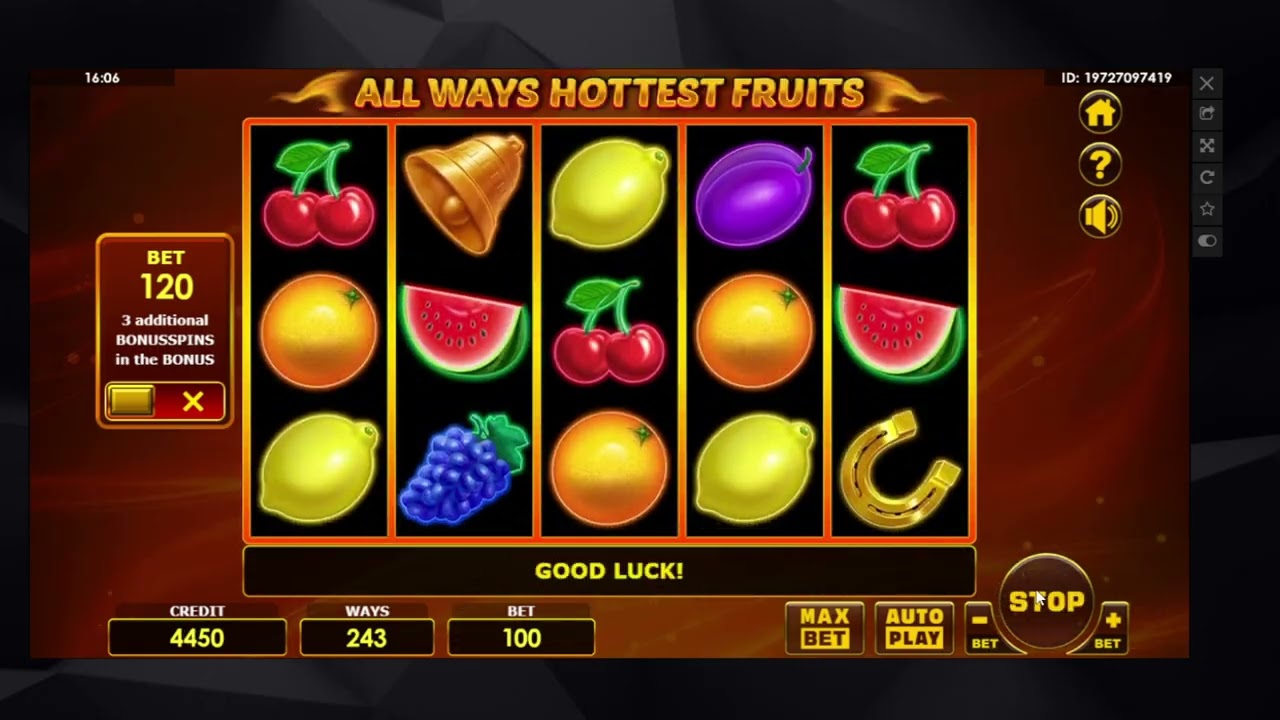 Новый слот All Ways Hottest Fruits от Amatic