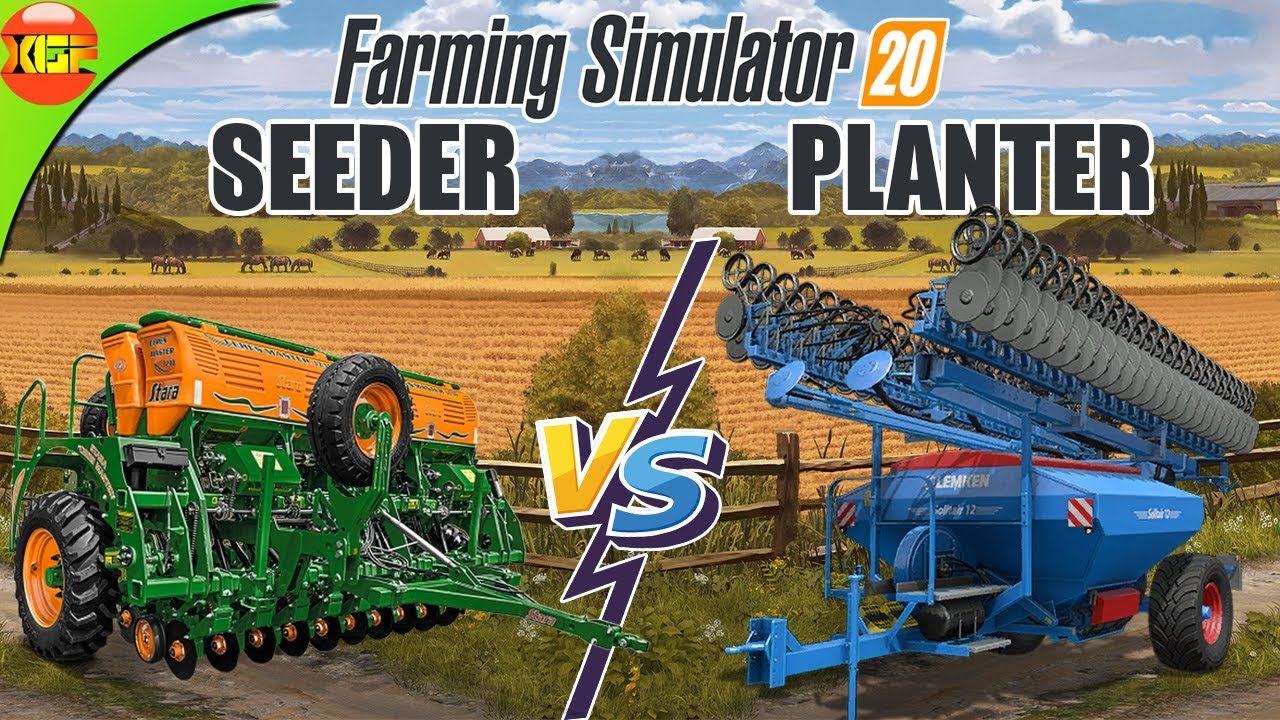 Seeder Vs Planter | Farming Simulator 20 | Difference Fs 20 fs20