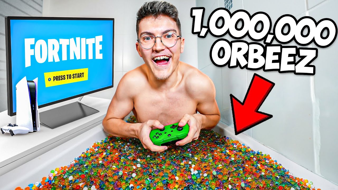 Faire TOP 1 dans un BAIN avec 1.000.000 ORBEEZ