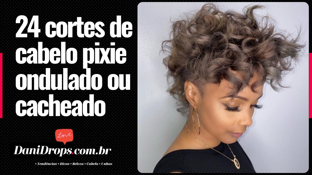 24 cortes de cabelo pixie para cabelos cacheados e ondulados