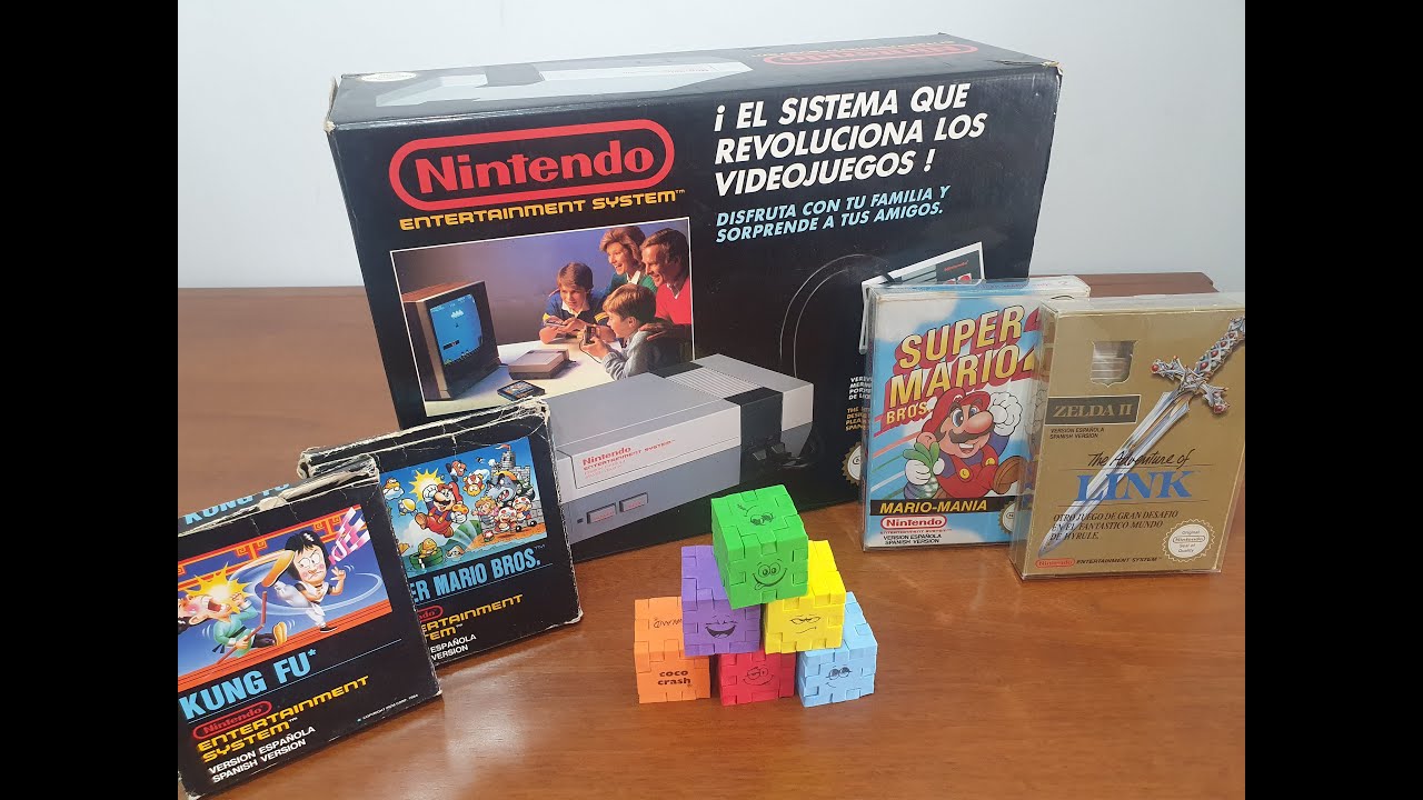 Nintendo Nes Segunda Edición. Vendida en España en PRYCA 