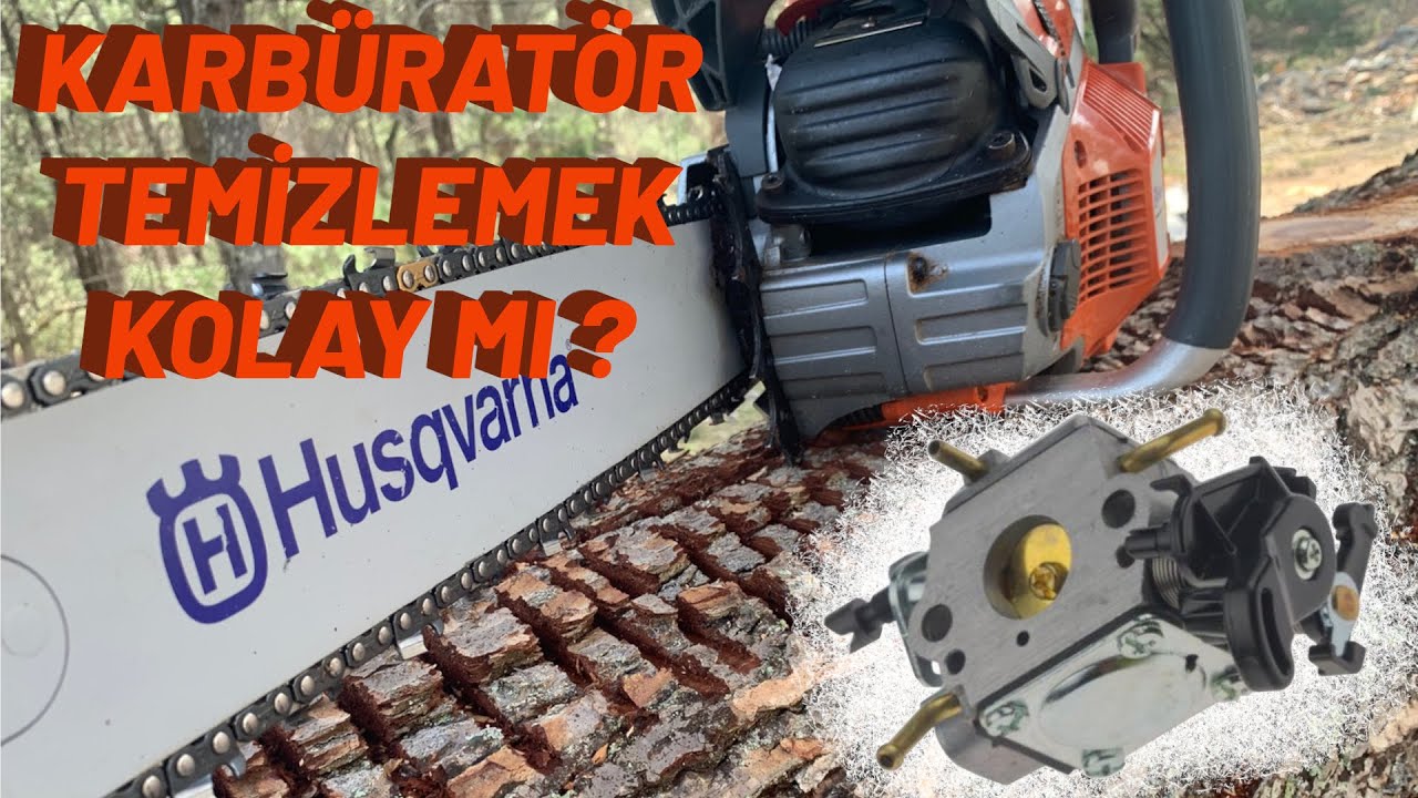 HUSQVARNA 445 KARBÜRATÖR TEMİZLİĞİ VE AYARI NASIL YAPILIR ?