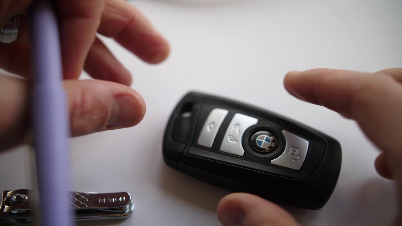 🔋 Замена батарейки в ключе BMW 5 серии (2011-2017) 🔧 Брелок дистанционного управления E60