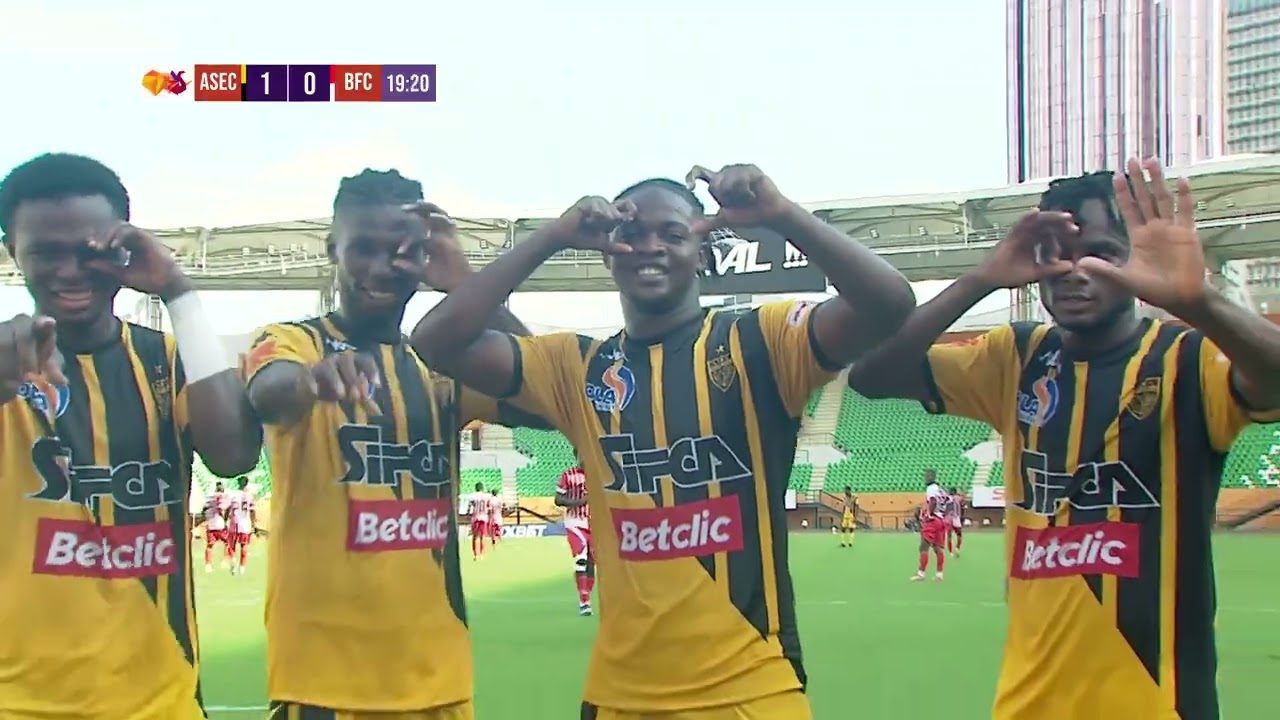 Ligue 1 J11 ASEC Mimosas 2-0 Bouaké FC (Résumé)