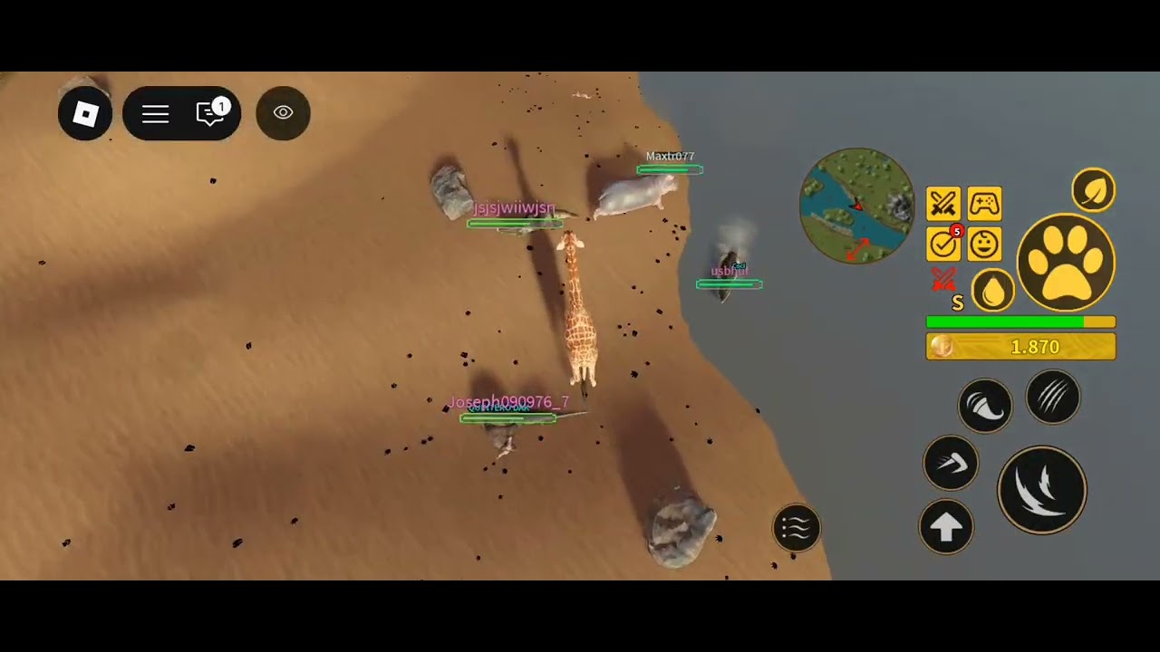 Kosers tried to kill me as a giraffe in savannah life 