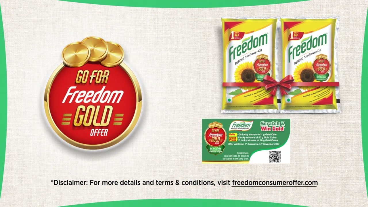 100 gold winners every day! Get ready, Go for Freedom Gold! - Telugu