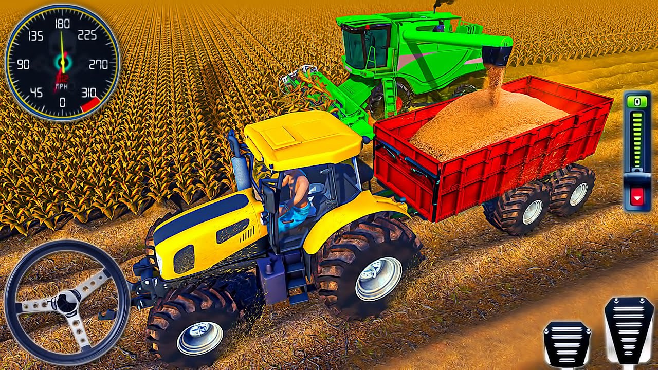 Real Indian Tractor Driving Simulator - Farming Transport Walkthrough 2025 - Android GamePlay