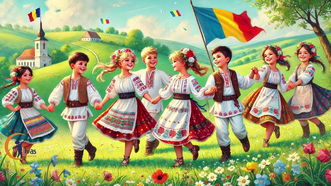 ❤️💛💙 E zi mare-n România – Cântec de Ziua României - Ivas Education 🎵