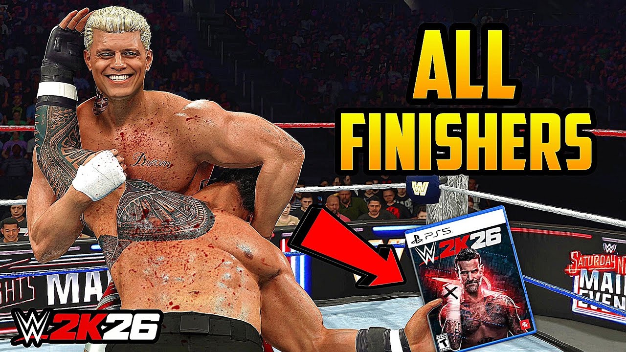 WWE 2K26 All Finishers!