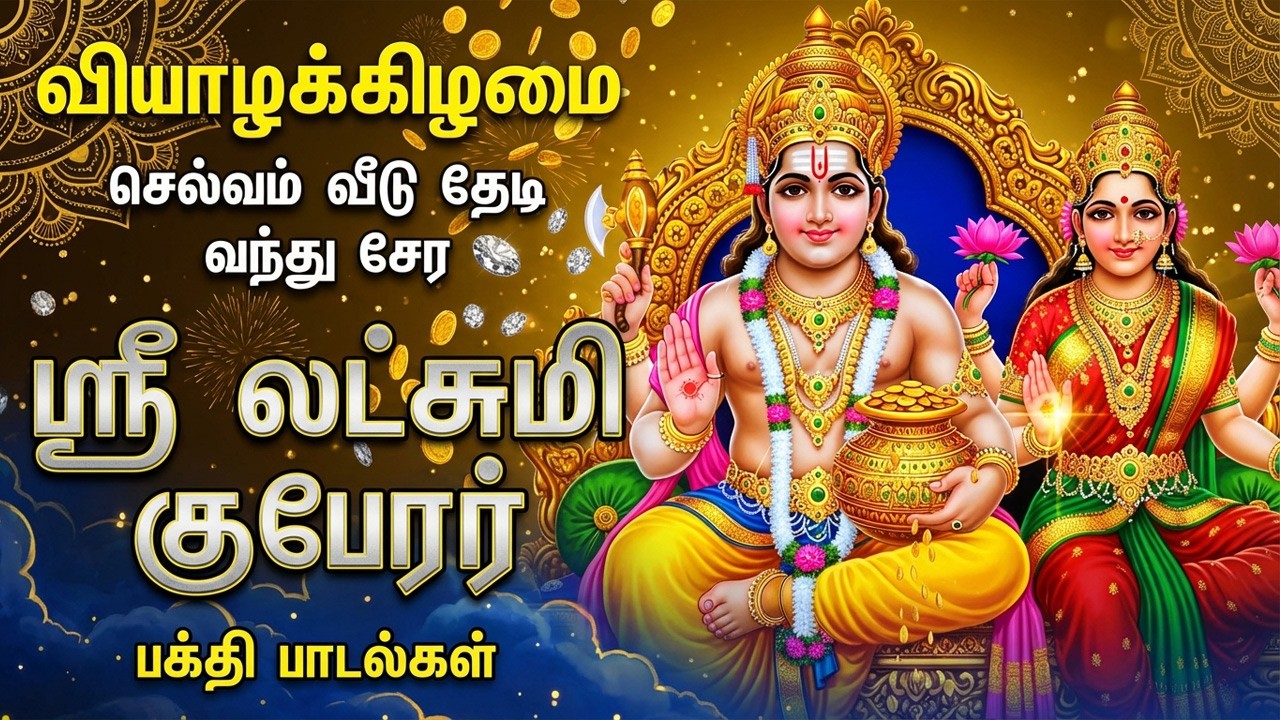 Thursday Special Sri Laxmi Kubera Bhakti Padalgal | Popular Sri Laxmi Kubera Tamil Devotional Songs