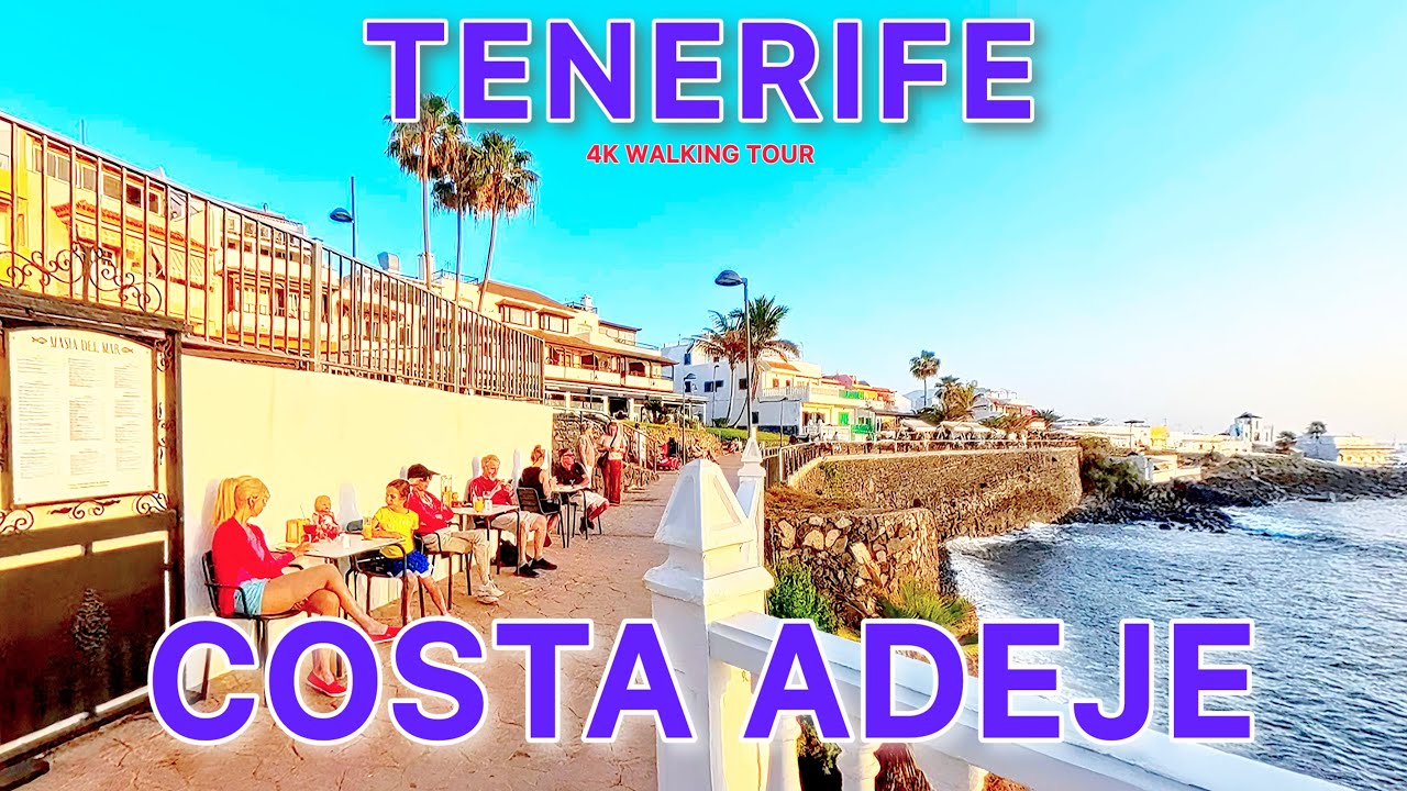 TENERIFE 🇮🇨 Walking in Costa Adeje 🤩 Vibes & Weather | Tour 4K