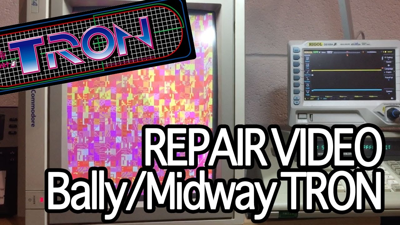 Bally/Midway 1982 TRON Arcade PCB Repair for Four Quarters Bar in London