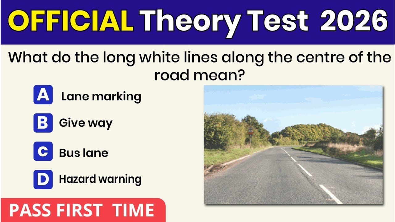 Theory Test 2025 UK | Driving Theory Question and Answer | Pass First Time