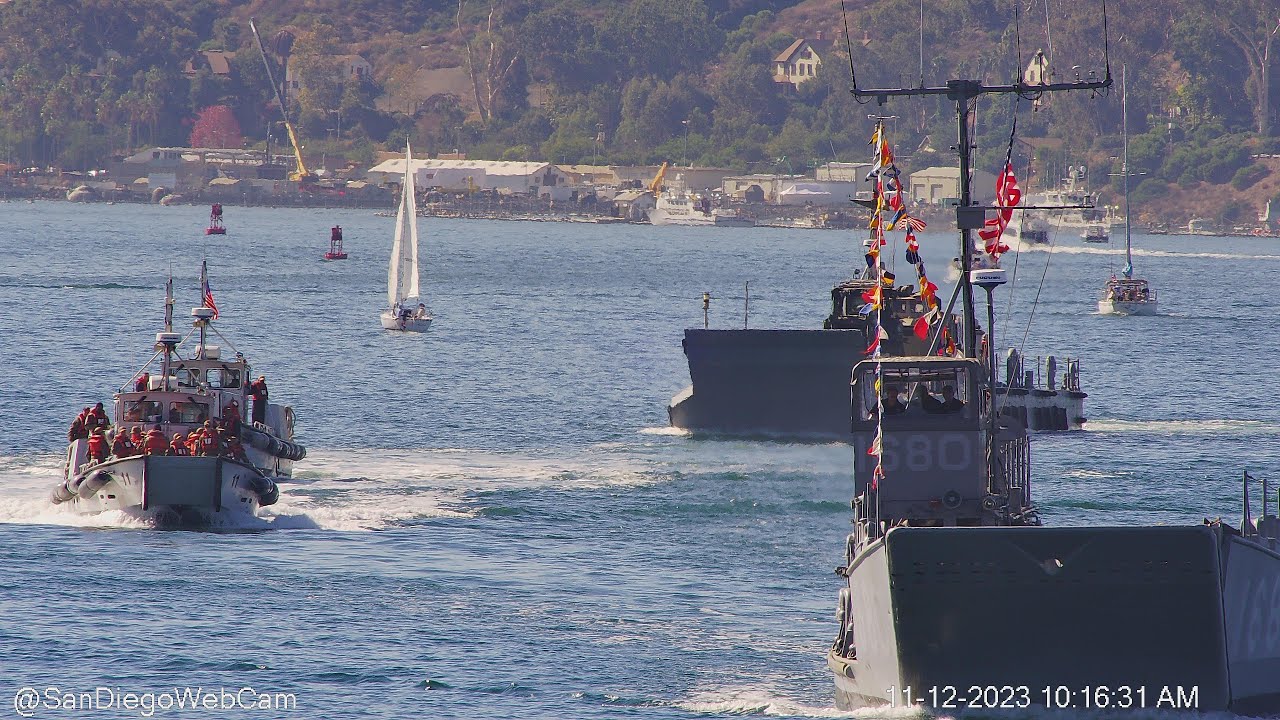 Star of India Sailing, Fleet Week 2023 Parade, USS Momsen (DDG 92) & USS Lake Erie (CG 70)