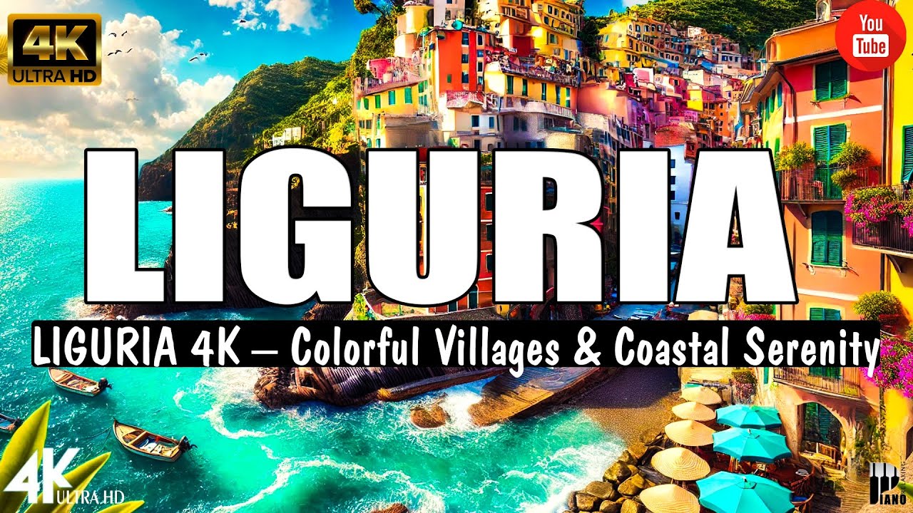 🇮🇹 LIGURIA 4K &ndash; Colorful Villages & Coastal Serenity | Ultra HD Cinematic Relaxation