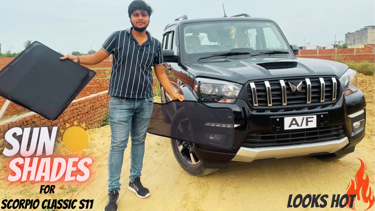 🌞Sun Shades for Scorpio Classic s11| looks hot 🔥| AKSHAT RANA 7277
